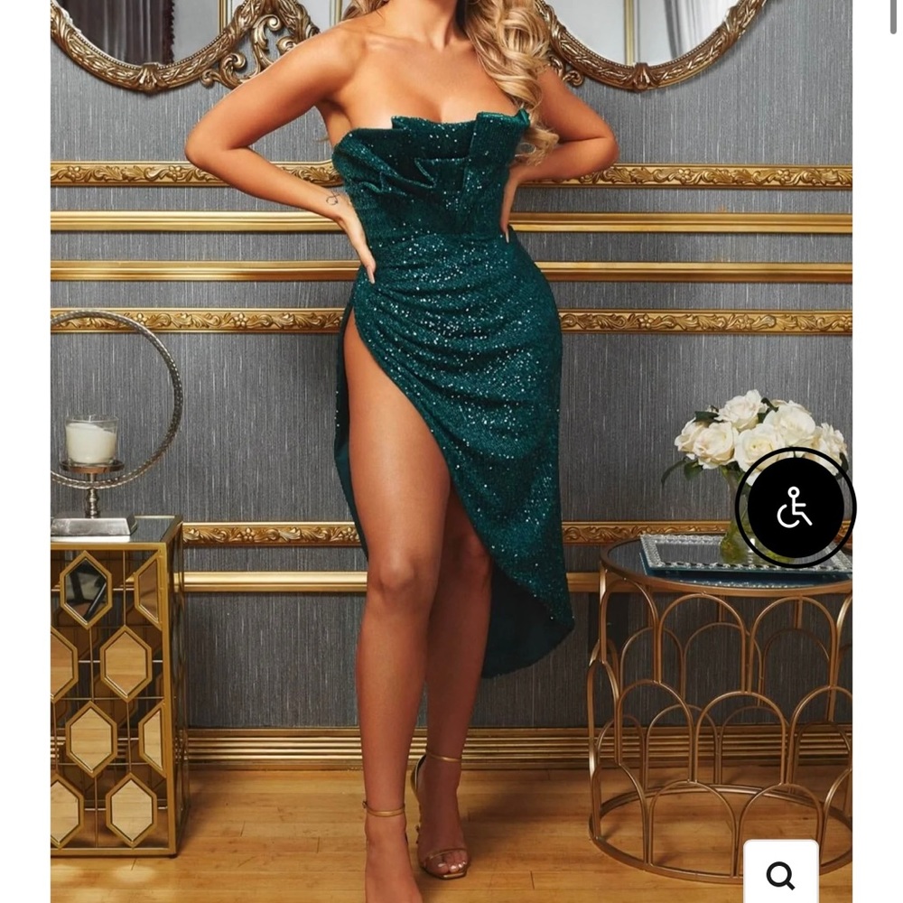 Ellaé Iisqué Strapless Sensation- Emerald
